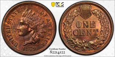 1879 1C MS64BN