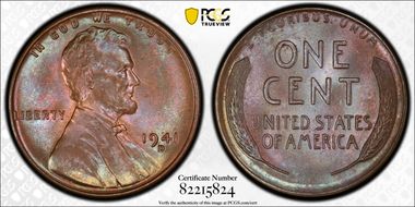 1941-D 1C MS65BN