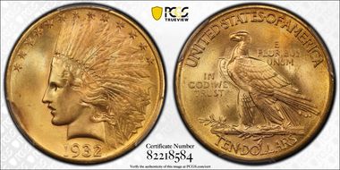 1932 $10 MS65