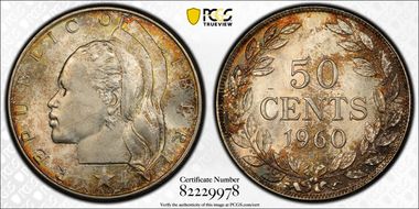 1960 50C MS64