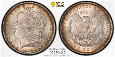 1884-O $1 MS64