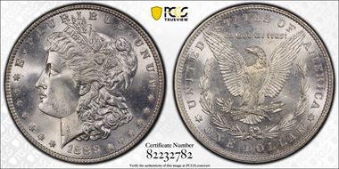 1888 $1 MS66