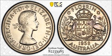 1958(m) Florin PR66