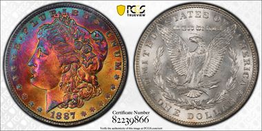 1887 $1 MS66+