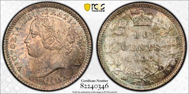 1900 10C Narrrow Date, Wide 1 MS66