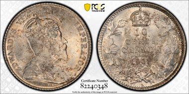 1907 10C MS66
