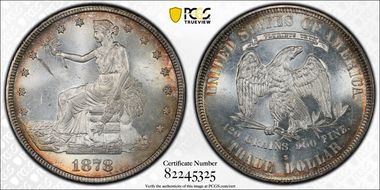 1878-S T$1 Trade MS66