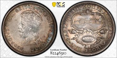 1927(m) Florin Canberra  KM-31 MS64+
