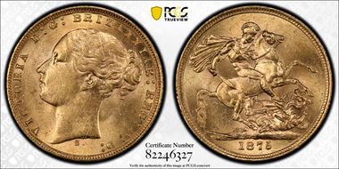 1875-S Sov S-3858A St. George MS61