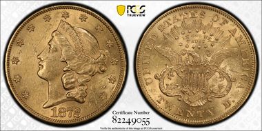 1872-CC $20 MS60