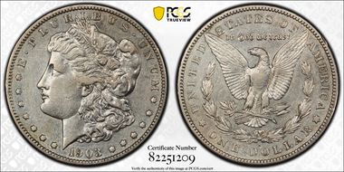 1903-S $1 Micro S XF45