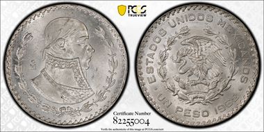 1962-Mo Peso KM-459 MS65