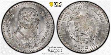 1967-Mo Peso KM-459 MS64