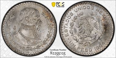 1964-Mo Peso KM-459 MS66+