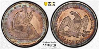 1855 50C Arrows WB-101 MS66