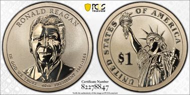 2016-S $1 Ronald Reagan Rev PR Chronicles Set PR70