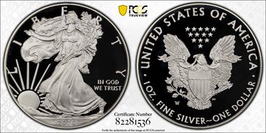2016-W $1 Silver Eagle Silver Eagle - 30th Anniversary Lettered Edge FS PR70DCAM