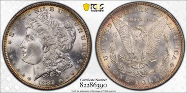 1889 $1 MS66