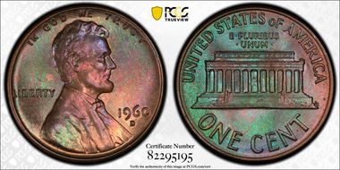 1960-D 1C Large Date MS65BN