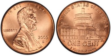 2009-D 1C Lincoln-Presidency MS67RD