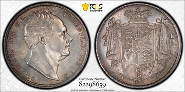 1834 1/2 Cr S-3834 W.W. in script MS64+