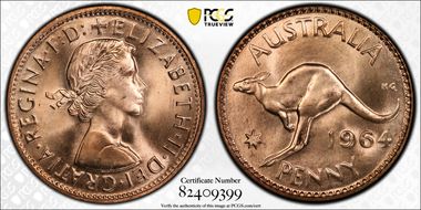 1964 (m) 1D MS65RD