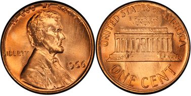 1966 1C MS67RD