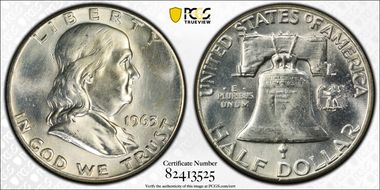 1963 50C MS65+ FBL