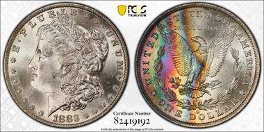 1883-O $1 MS64+