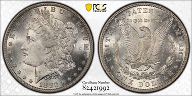 1880-O $1 MS64