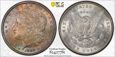 1889 $1 MS65+