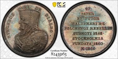 (c.1728-45) Medal Birger Jarl MS65