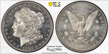 1904-O $1 MS63PL