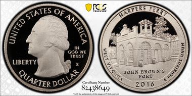 2016-S 25C Harpers Ferry NP PR69DCAM