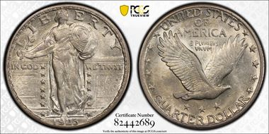 1923-S 25C AU58FH
