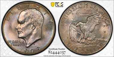 1973-D $1 MS66+