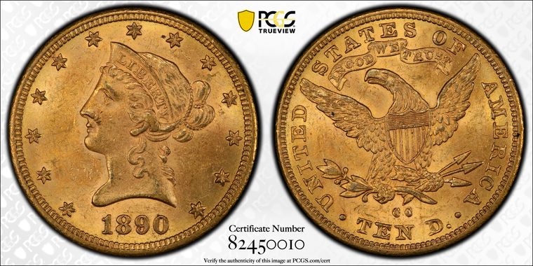 Cert 82450010 - Coin Image