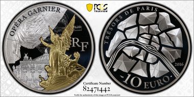 2016 € 10 Opera Garnier PR69DCAM