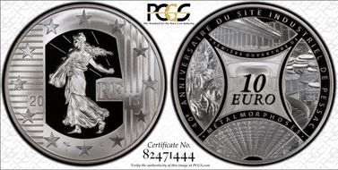 2013 € 10 Pessac Industrial Site PR69DCAM