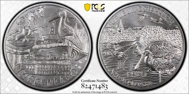 2015 € 10 Burgenland MS70