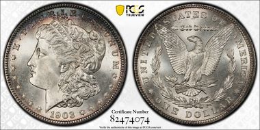 1903 $1 MS67