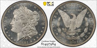 1881-O $1 MS65DMPL
