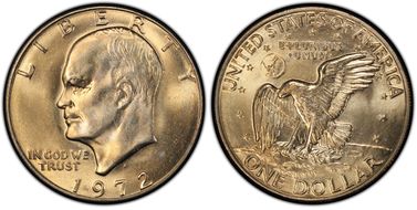 1972-D $1 MS67