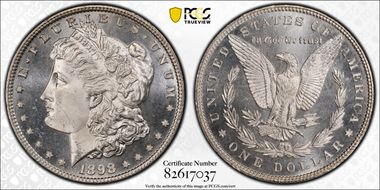 1898 $1 MS66+ PL