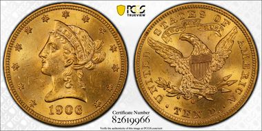 1906-O $10 MS64