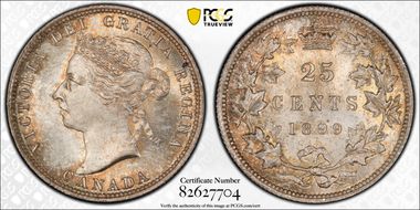 1899 25C MS66