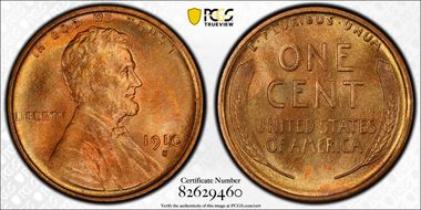 1910-S 1C MS66RB