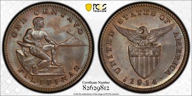 1914-S 1C KM-163 MS64BN