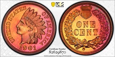 1901 1C PR67RB