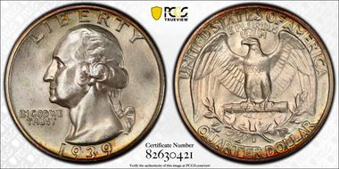 1939-S 25C MS67+